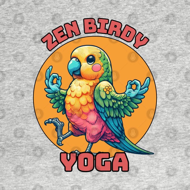 Macaw Yoga instructor by Japanese Fever